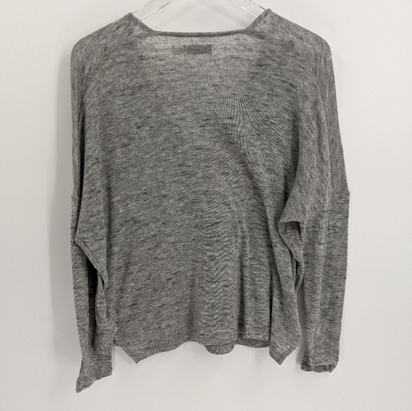 Urban Outfitters BDG Grey Blake Pullover VNeck Top - Picture 8 of 11